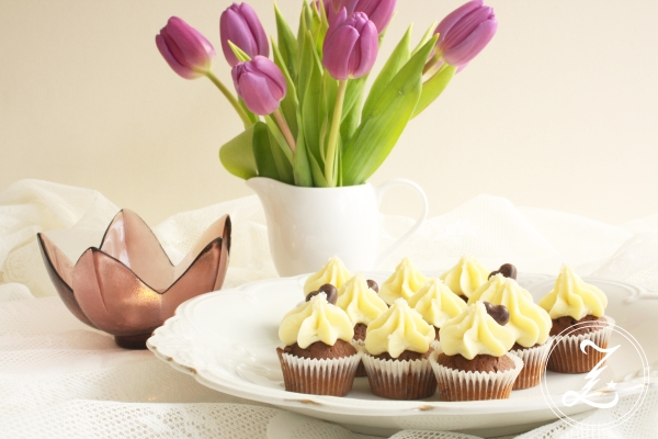 Triple Chocolate Mini Cupcakes by Zuckergewitter