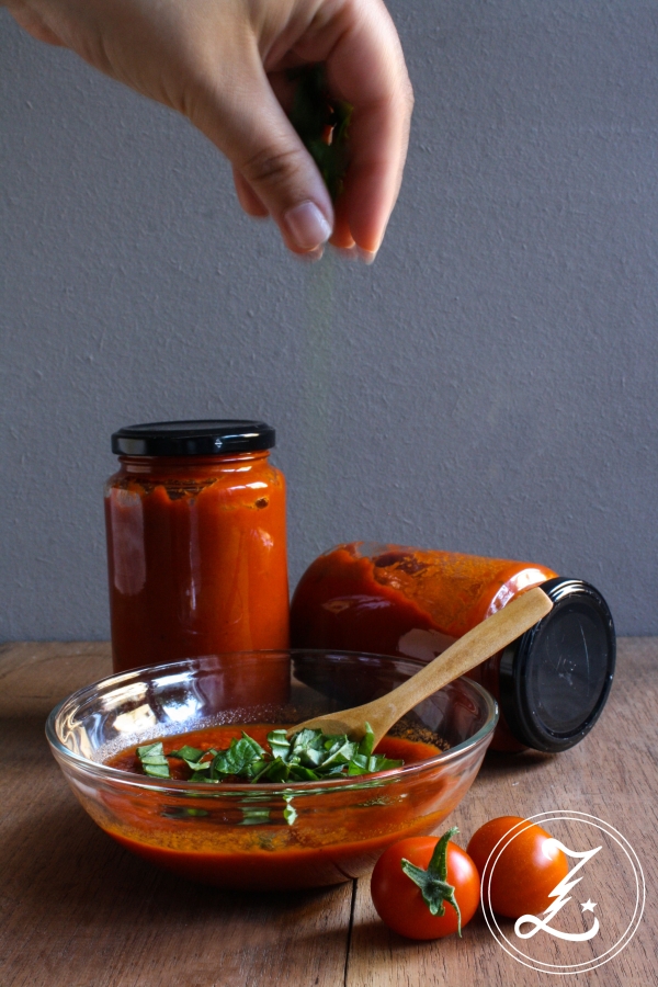 selbst gekochte Tomatensauce | Zuckergewitter.de