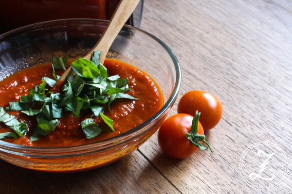 selbst gekochte Tomatensauce | Zuckergewitter.de