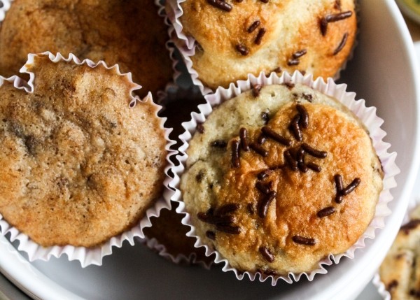 wundervoll variable Bananen-Muffins ohne Fett | Zuckergewitter.de