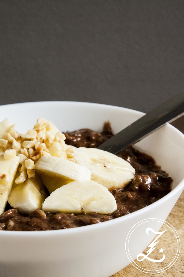 {Start Your Day Right} mit lecker gesundem Schoko-Bananen-Porridge und einem schlanken Grundrezept | Zuckergewitter.de